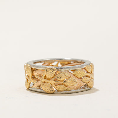 18k Tri Tone Gold Ring | SZ 3.75 |