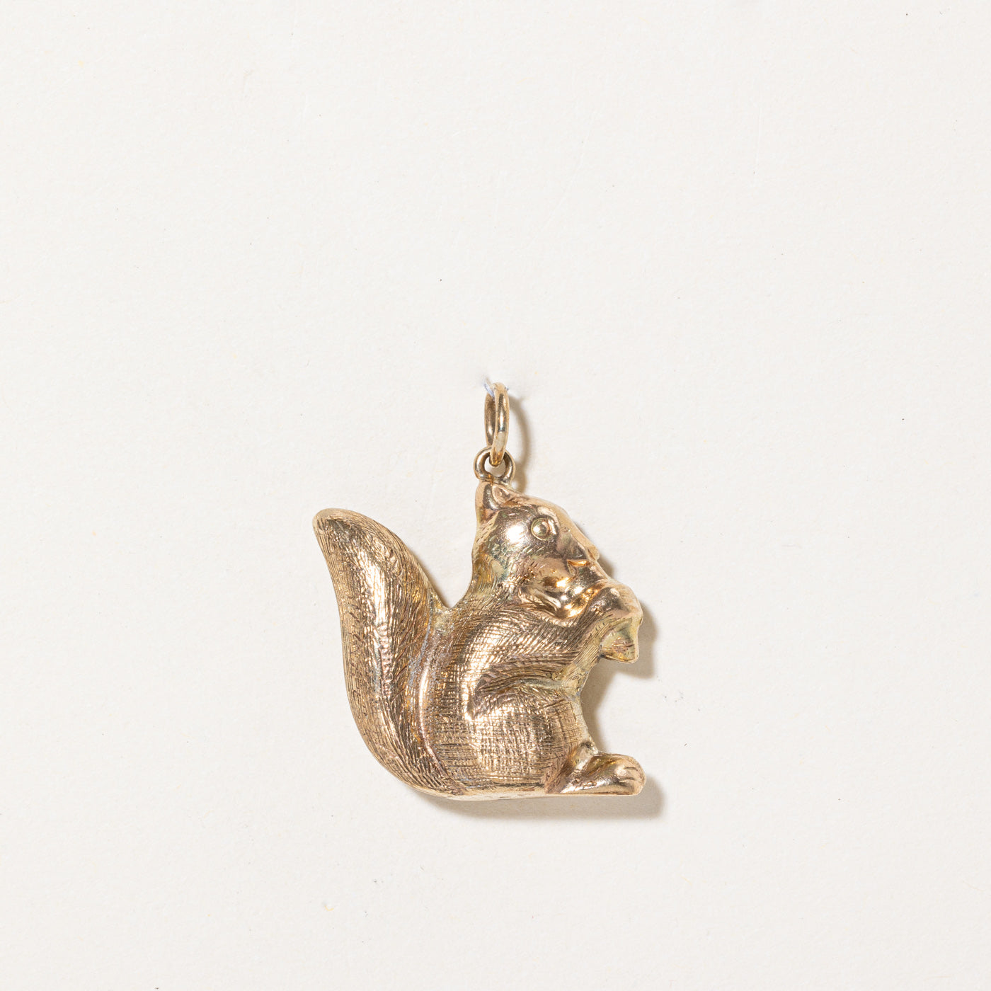 10k Yellow Gold Squirrel Charm