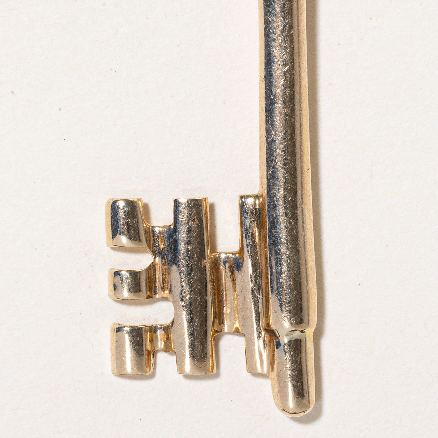 10k Yellow Gold Key Pendant