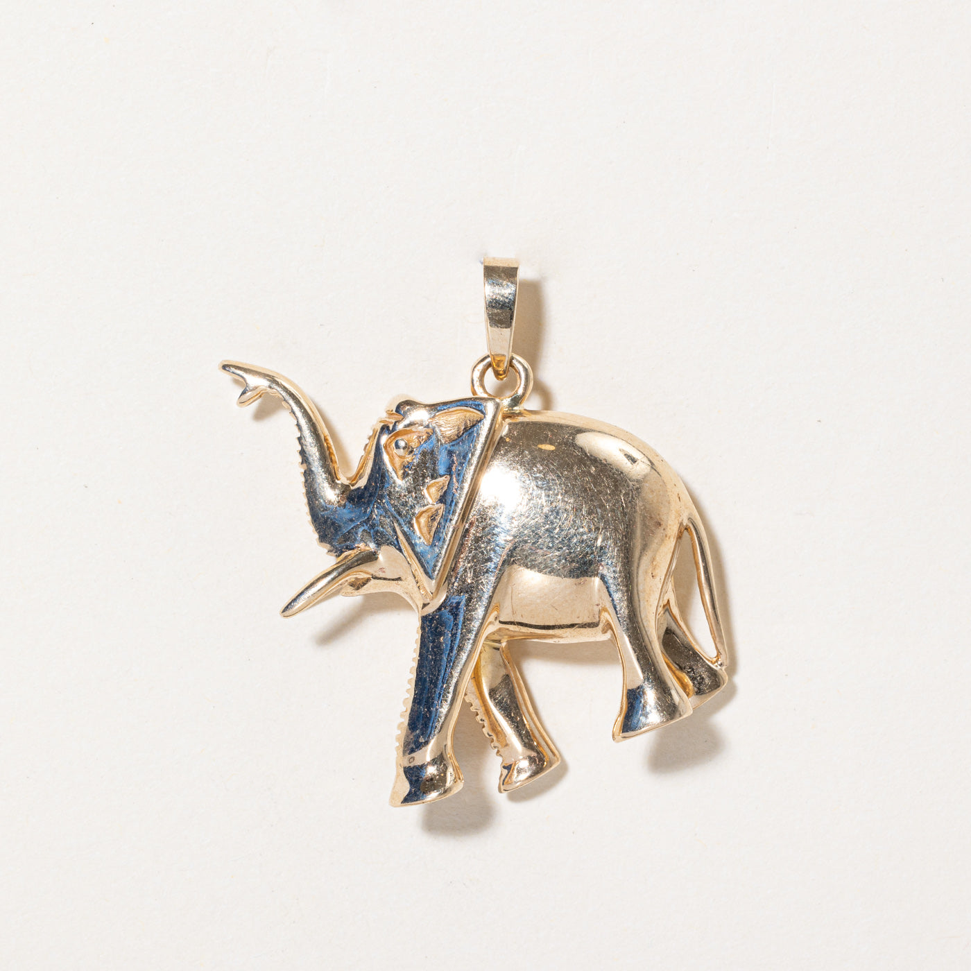 10k Yellow Gold Elephant Charm