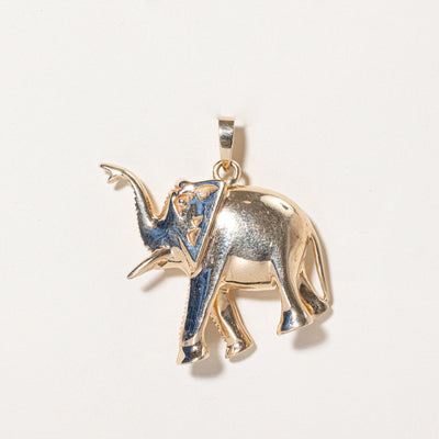 10k Yellow Gold Elephant Charm