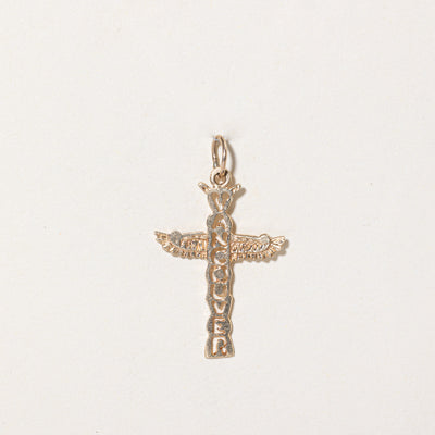 10k Yellow Gold Indigenous Totem Pole 'Vancouver' Charm