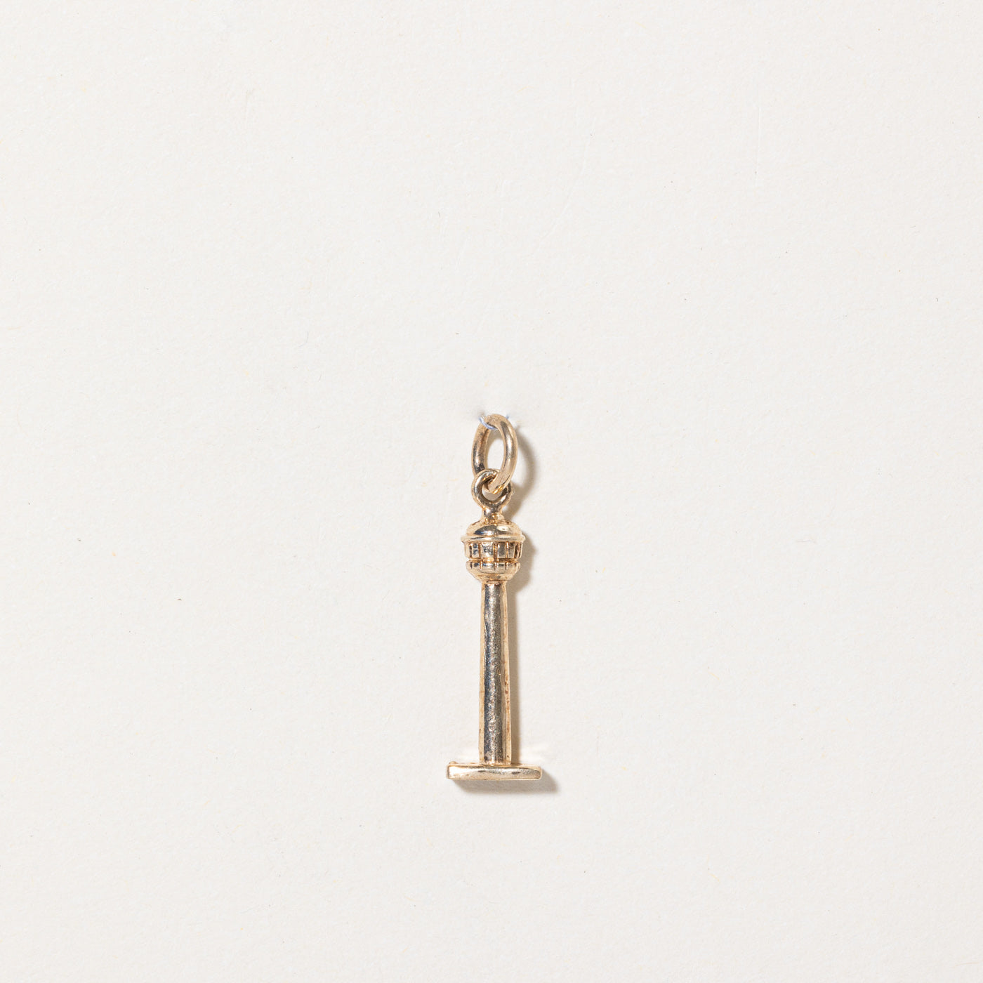 10k Yellow Gold Calgary Tower Charm