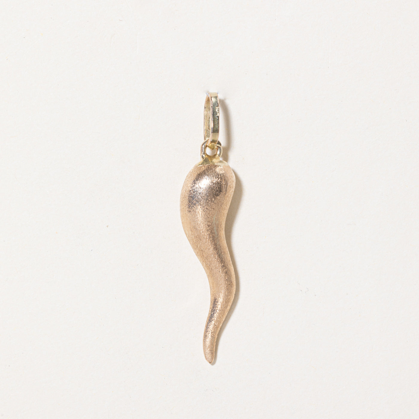Breloque Cornicello en or jaune 10 carats 