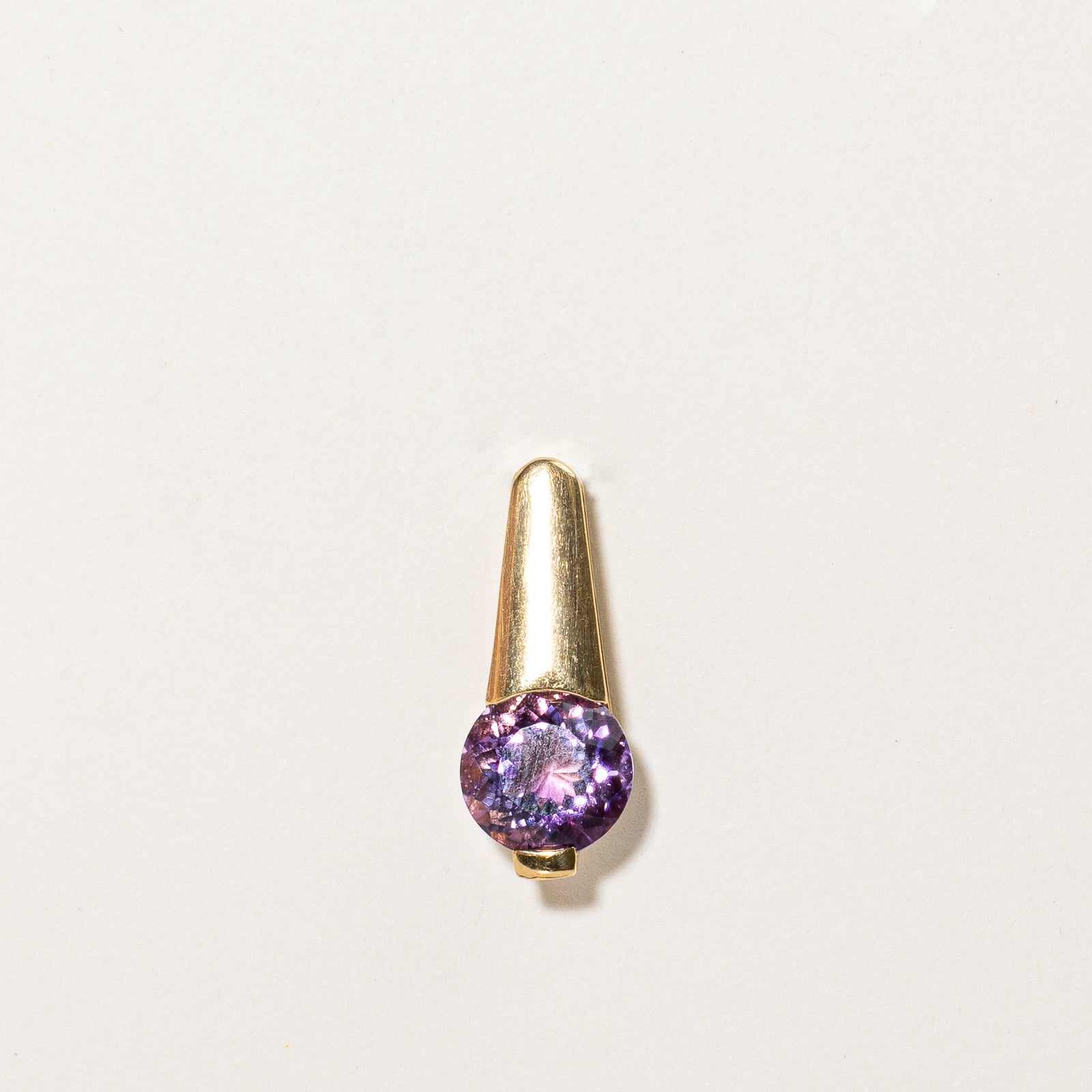 Tension Set Amethyst Pendant | 3.50ct |