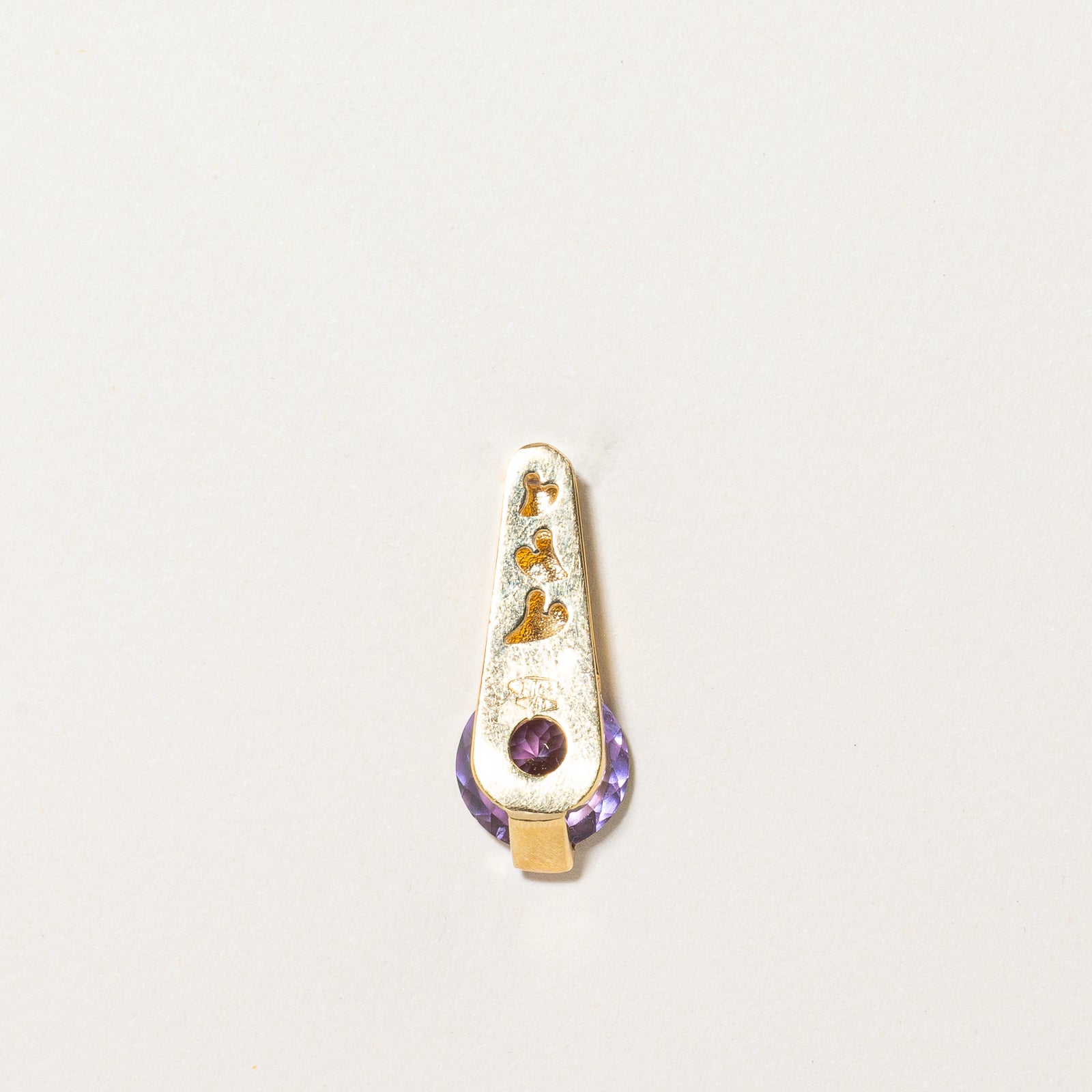 Tension Set Amethyst Pendant | 3.50ct |