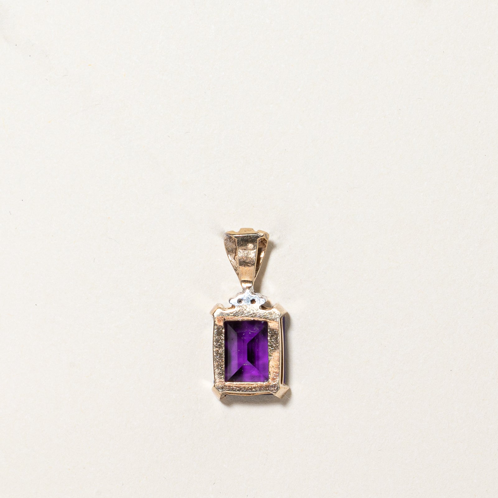 Amethyst & Diamond Pendant | 5.00ct, 0.03ctw |