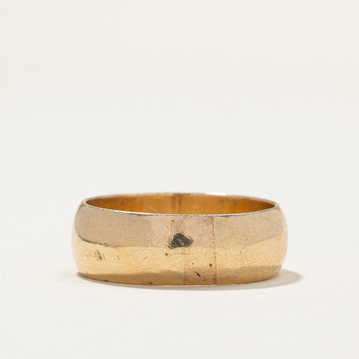 Vintage 14K Yellow Gold Band | 7.6mm | SZ 10