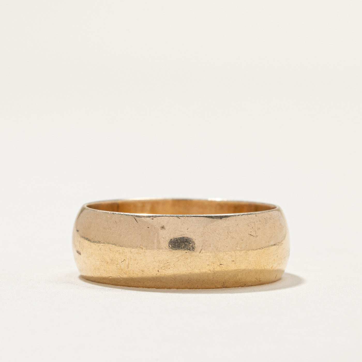 Vintage 14K Yellow Gold Band | 7.6mm | SZ 10