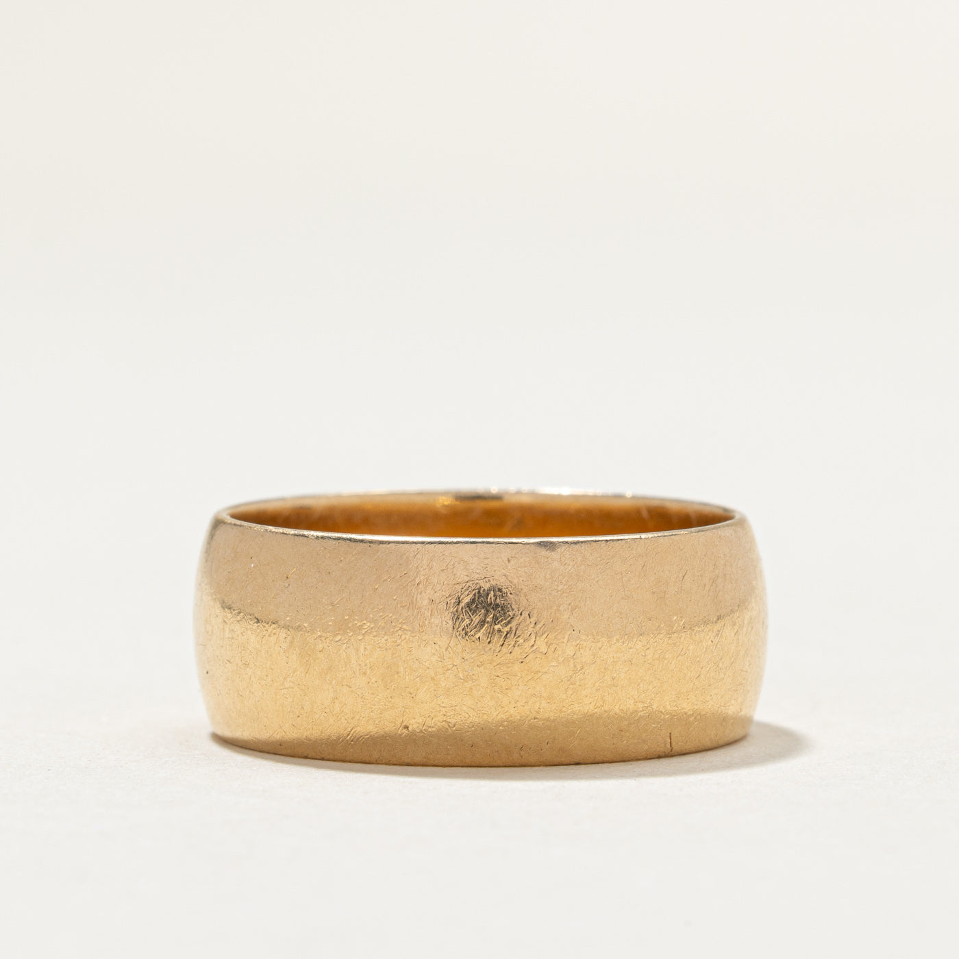 Vintage 10K Yellow Gold Cigar Band | 8.7mm | SZ 9.75