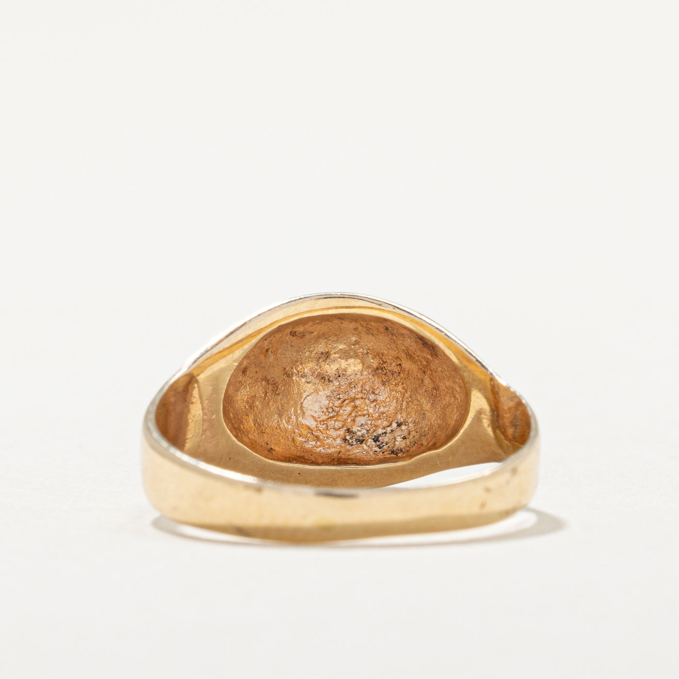 Bague vintage en or jaune 10 carats, motif étoile | Taille 4,75