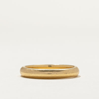 18K Yellow Gold Band | 3.8mm | SZ 9.5