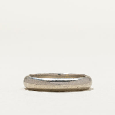 14K White Gold Band | 3.9mm | SZ 7.25
