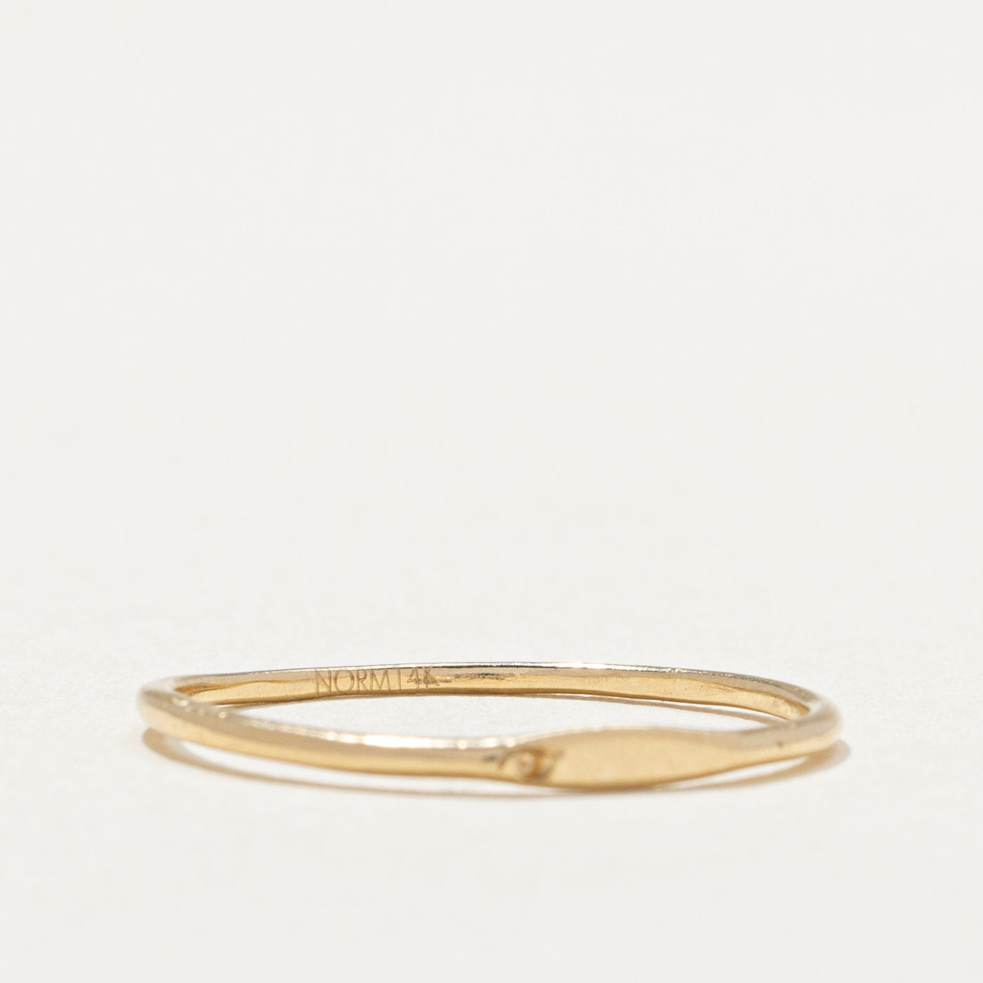 Alliance simple en or jaune 14 carats | 0,93 mm | Taille 6,75 | 