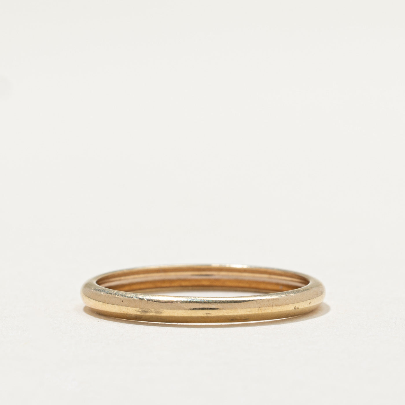 Alliance simple en or jaune 10 carats | 2,3 mm | Taille 8
