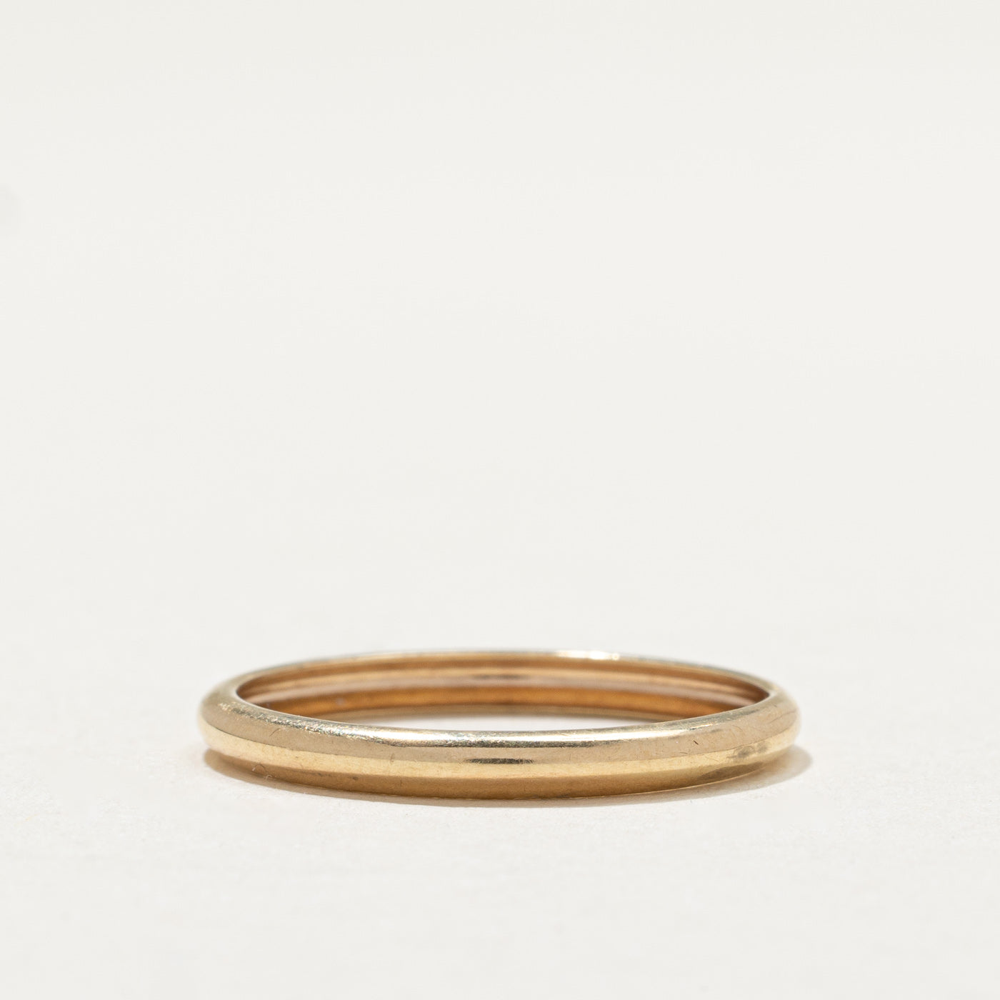 Alliance simple en or jaune 10 carats | 2,3 mm | Taille 8