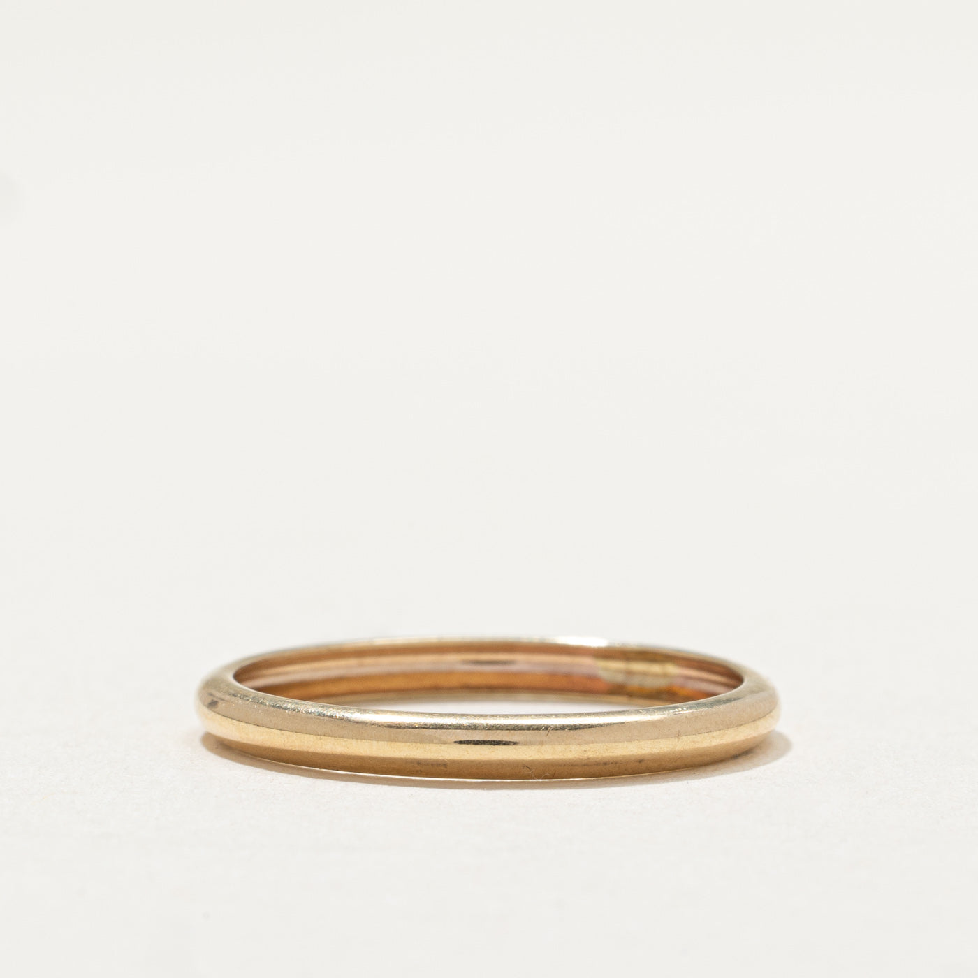 Alliance simple en or jaune 10 carats | 2,3 mm | Taille 8