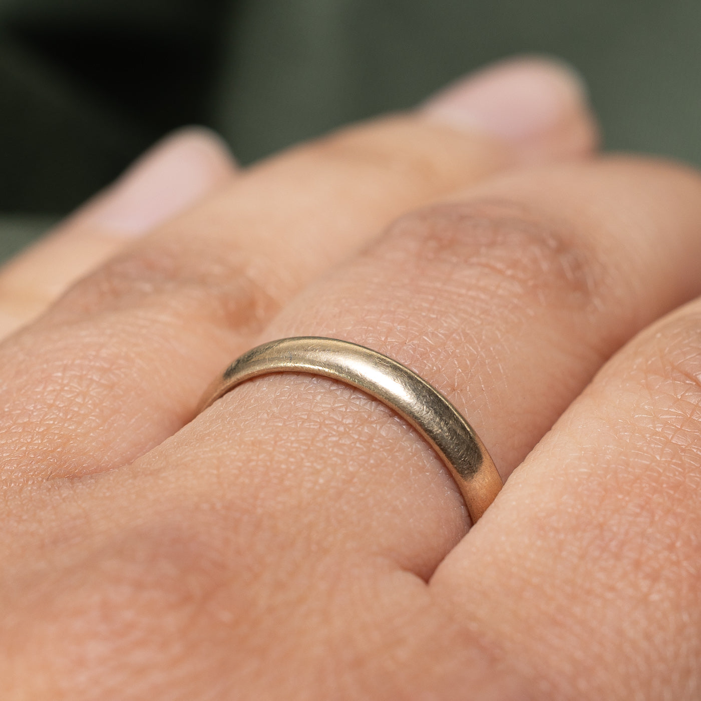 Alliance simple en or jaune 9 carats | Taille 9,5