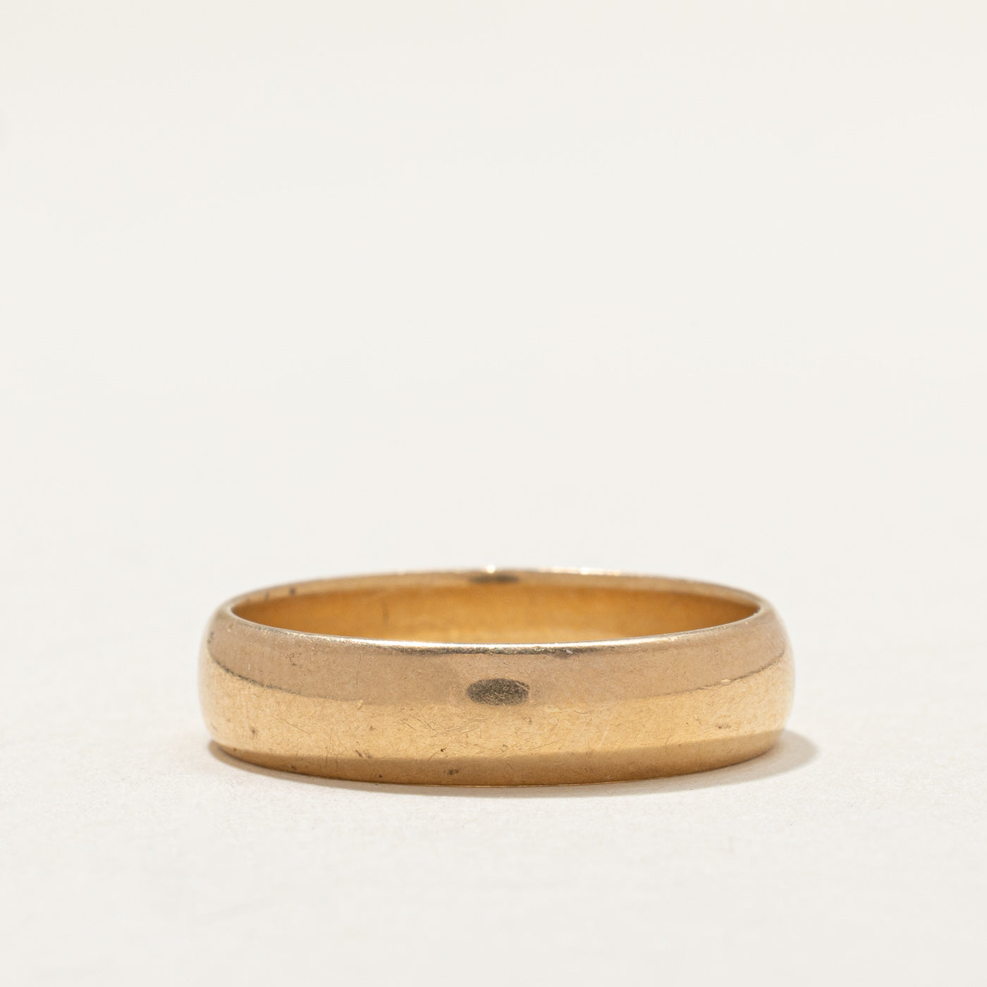 'Birks' 18K Yellow Gold Plain Band | 5.2mm | SZ 9.25