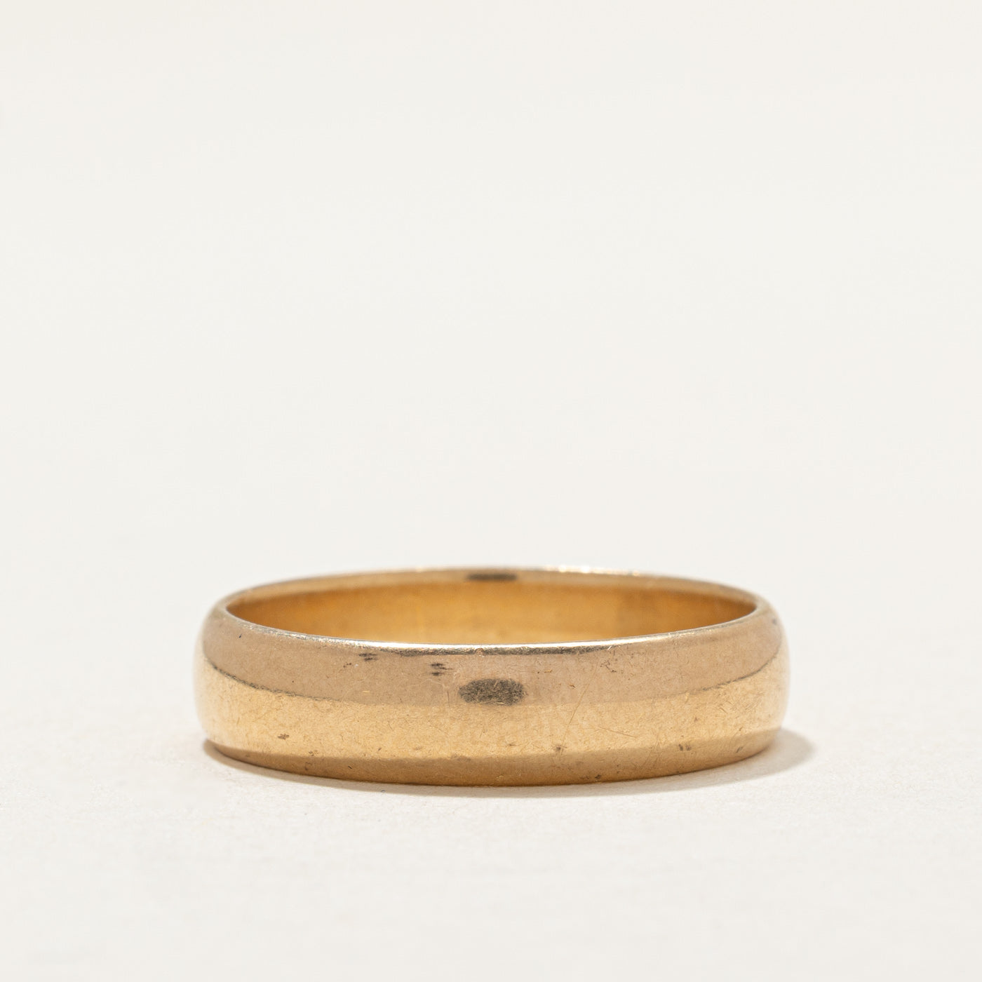 Bague Birks en or jaune 18 carats, simple | 5,2 mm | Taille 9,25