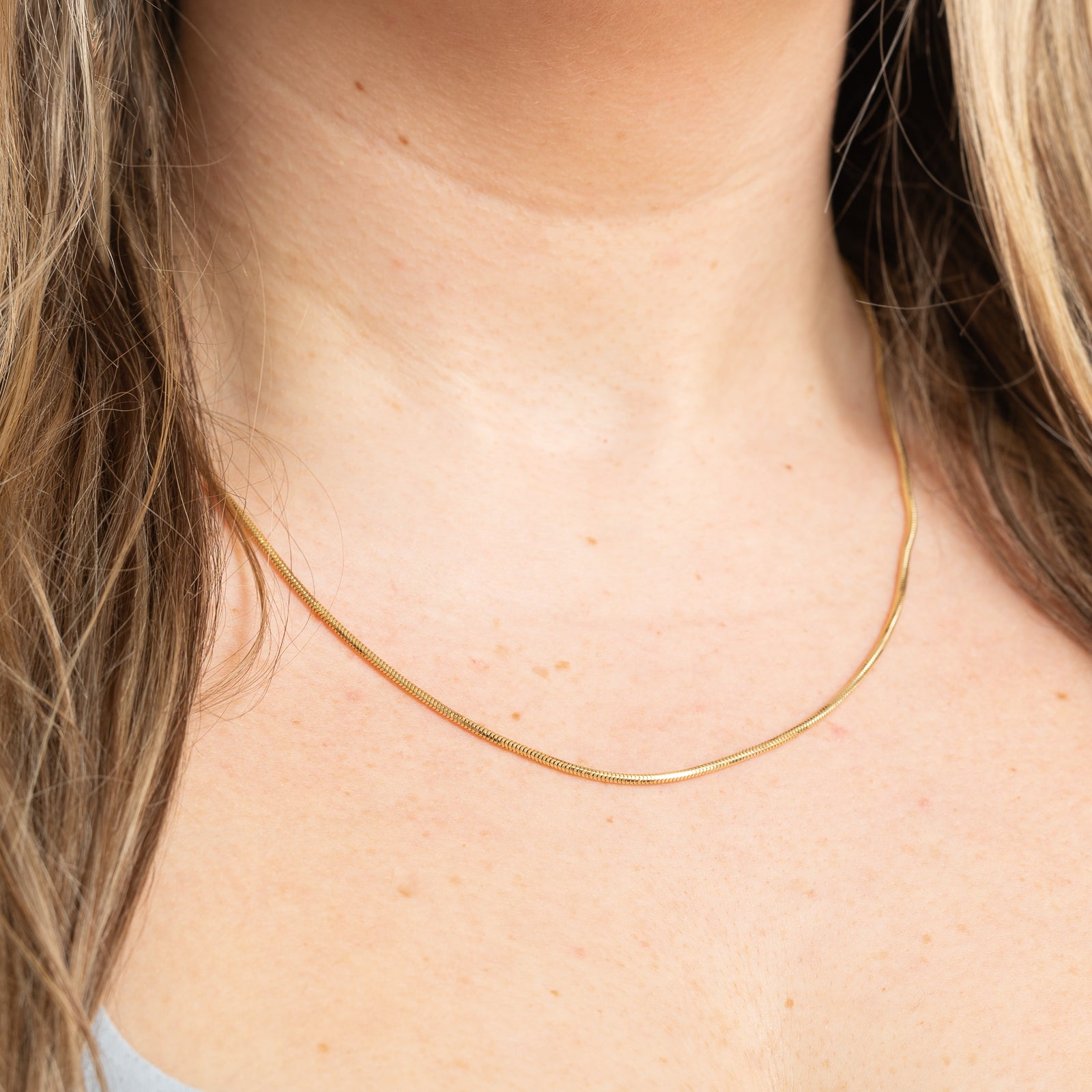 14K Yellow Gold Snake Chain Chain | 1.57mm | 20"