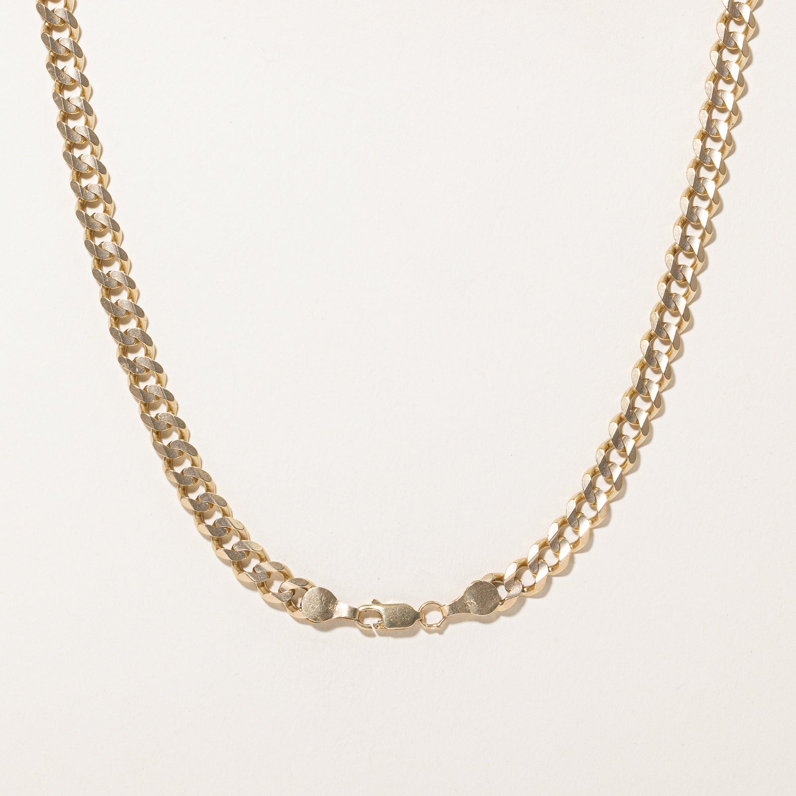 10K Curb Link Chain | 6.77mm | 21.5"