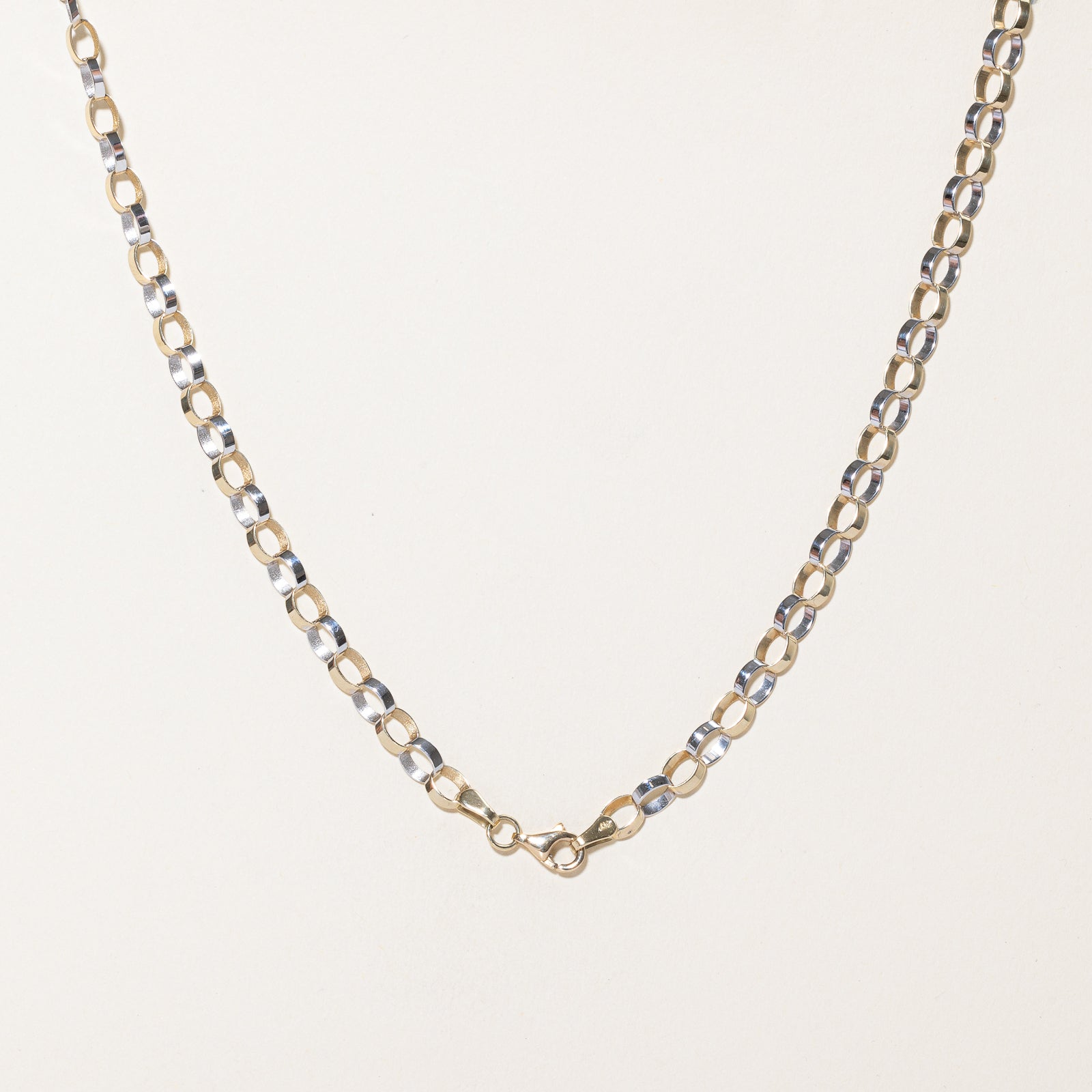 10K Two Tone Gold Chain | 4.81mm | 20"