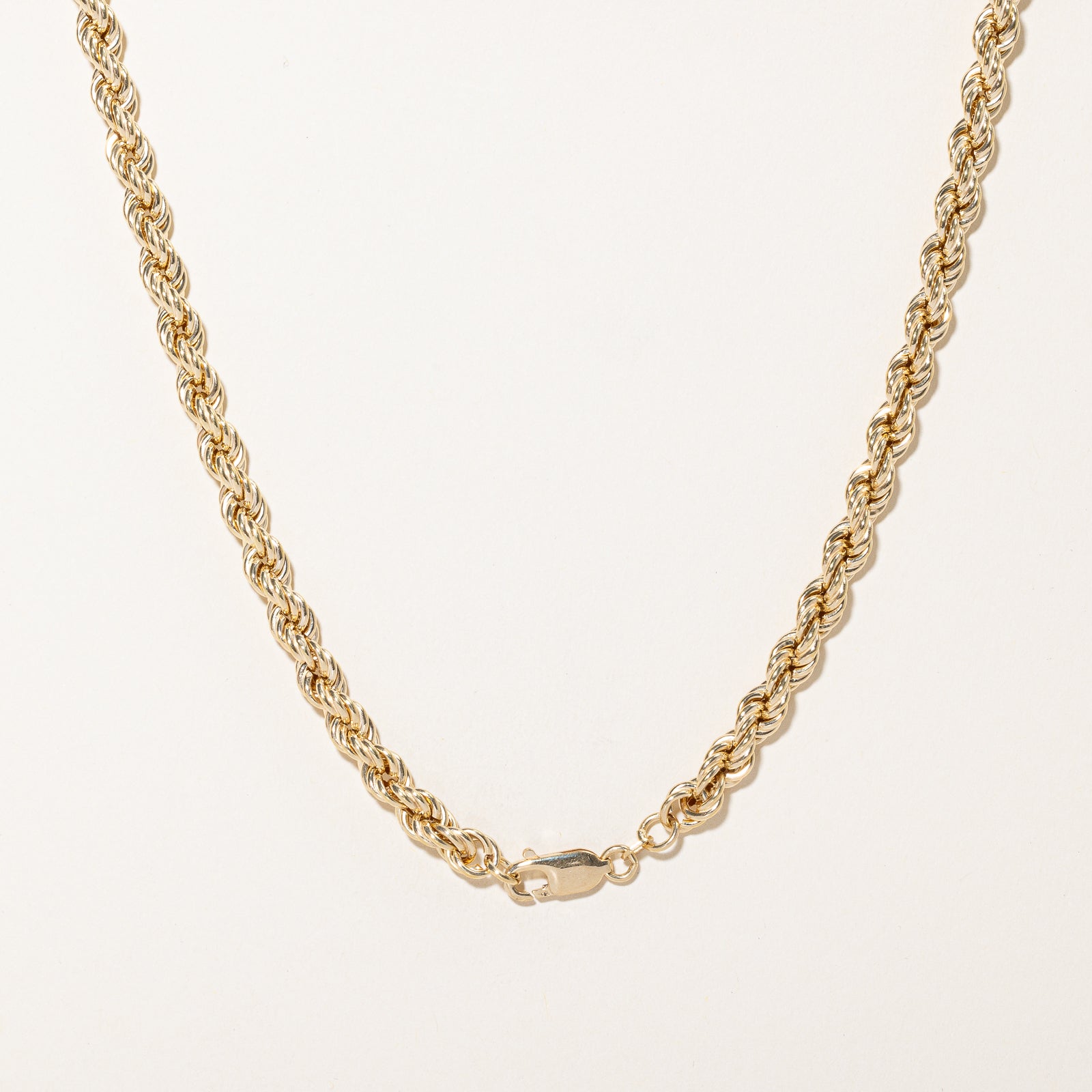 'Birks' 18K Yellow Gold Rope Chain | 5.69mm | 24"
