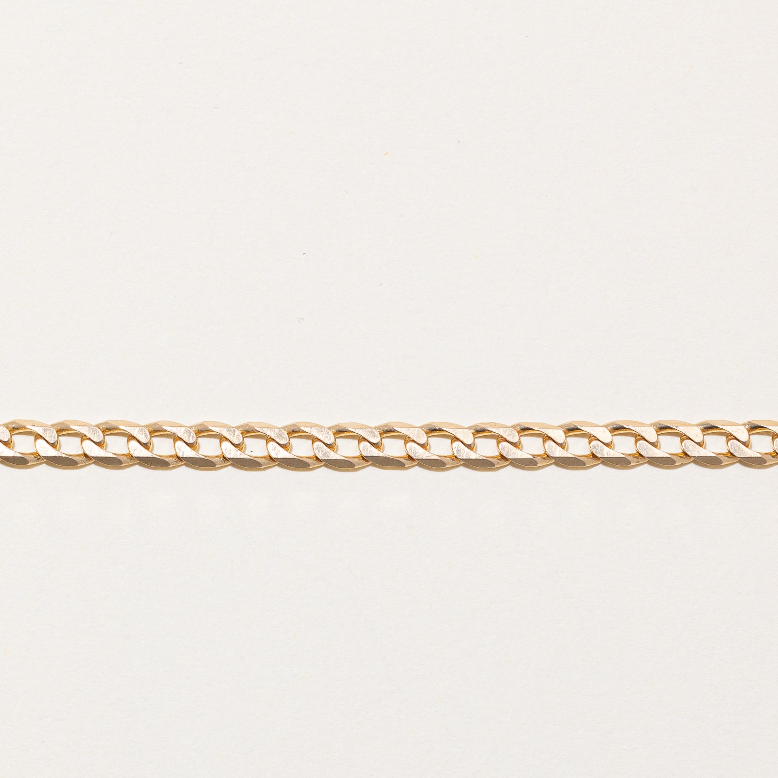 'Birks' 14k Yellow Gold Curb Link Bracelet | 4.75mm | 8.25" |