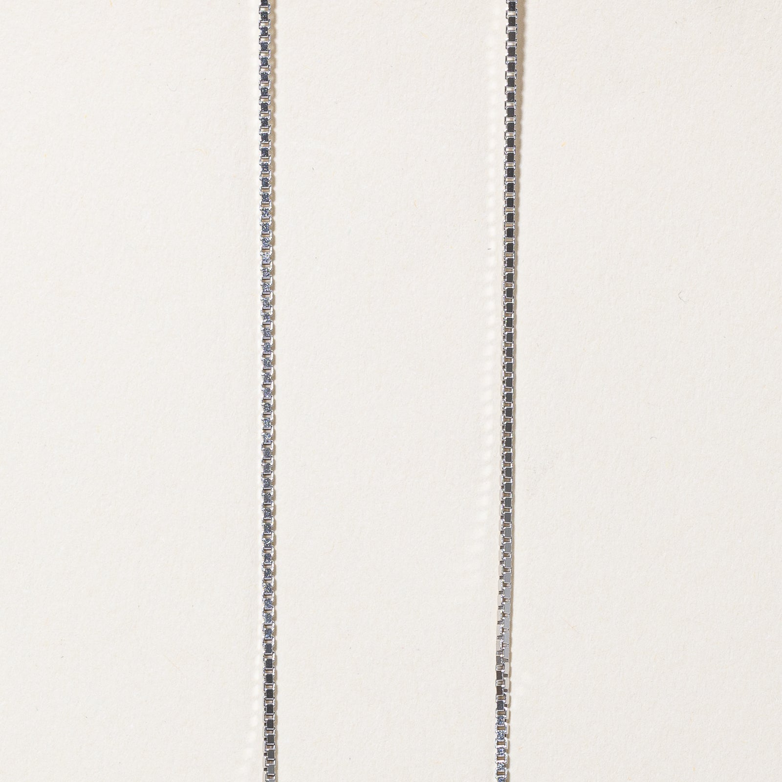 Silver Box Link Chain | 1.15mm | 20"