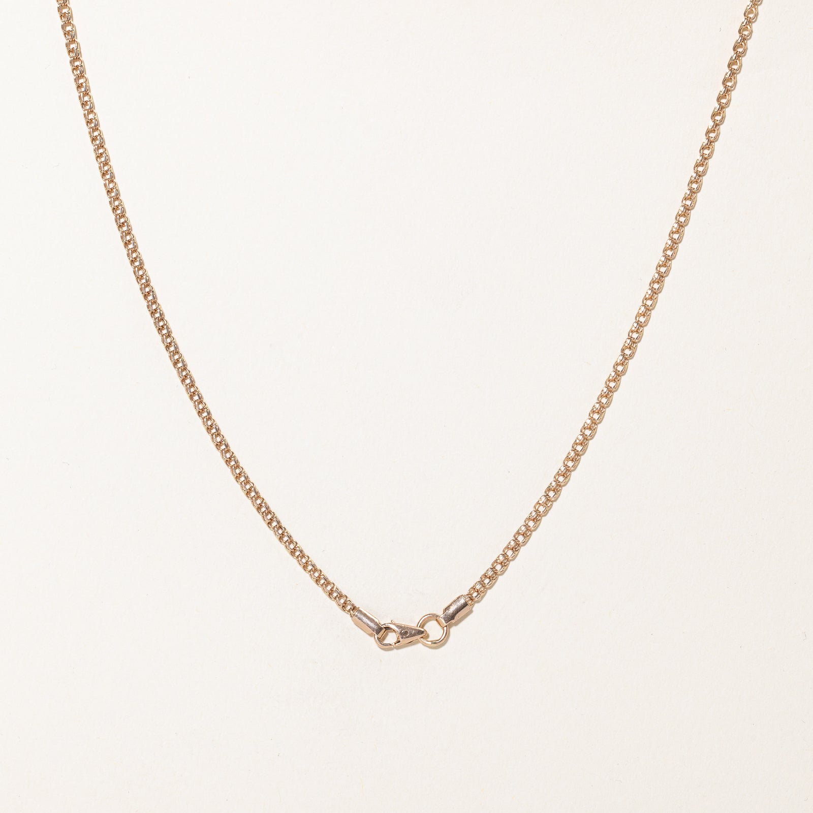 Chaîne Prince de Galles en or rose 14 carats | 2,27 mm | 50,8 cm