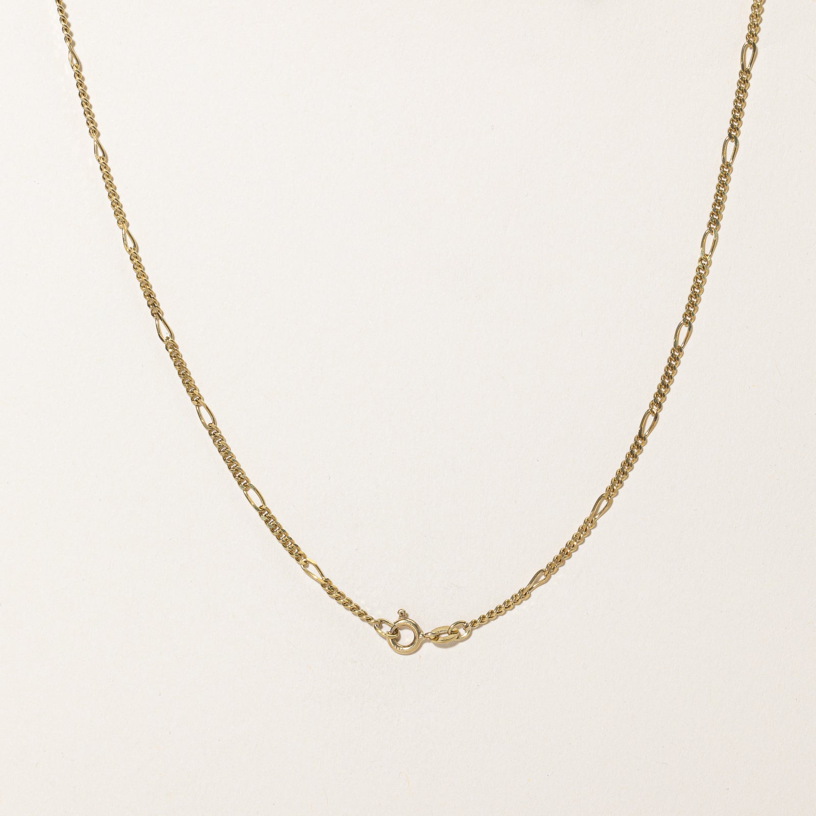 14K Yellow Gold Figaro Chain | 2.36mm | 20"