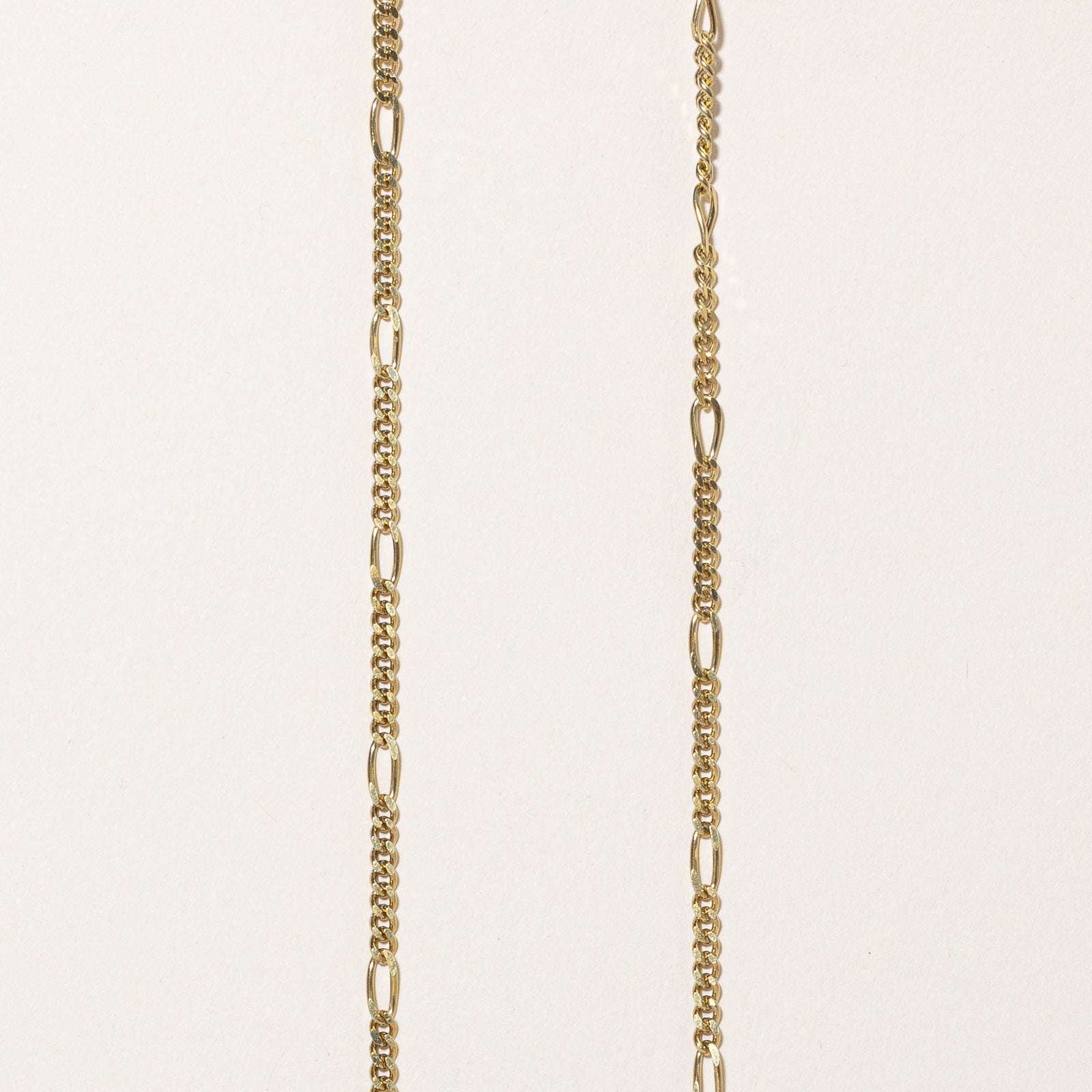 14K Yellow Gold Figaro Chain | 2.36mm | 20"