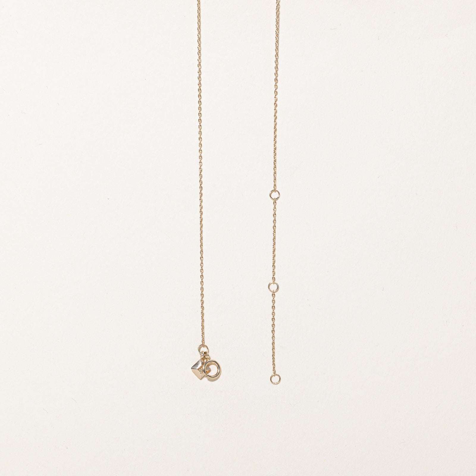 10K Yellow Gold Cable Link Chain | 0.85mm | 18"