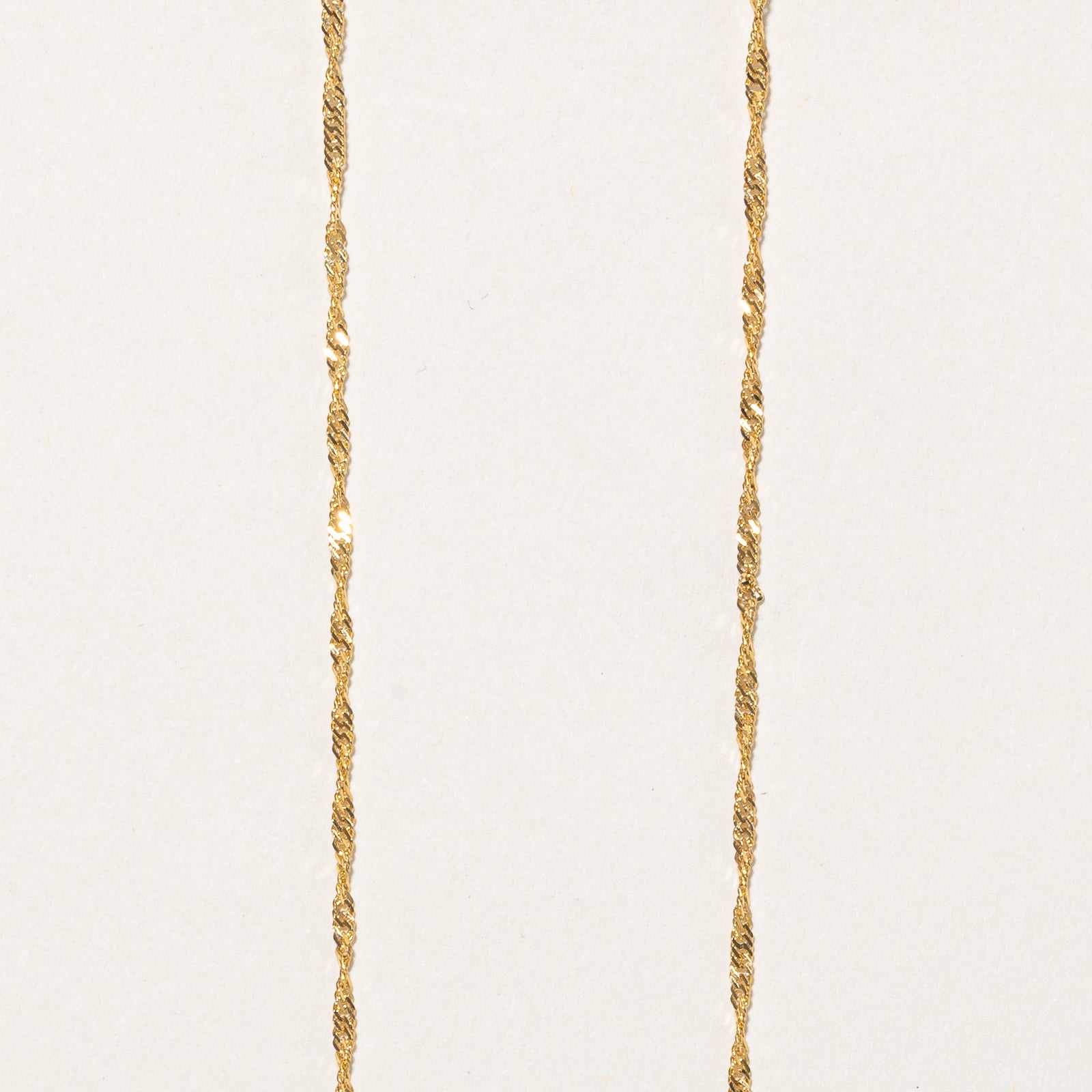 15K Yellow Gold Singapore Chain | 1.45mm | 16"