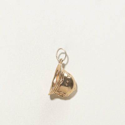 1968 Bermuda 9K Yellow Gold Custodian Helmet Charm