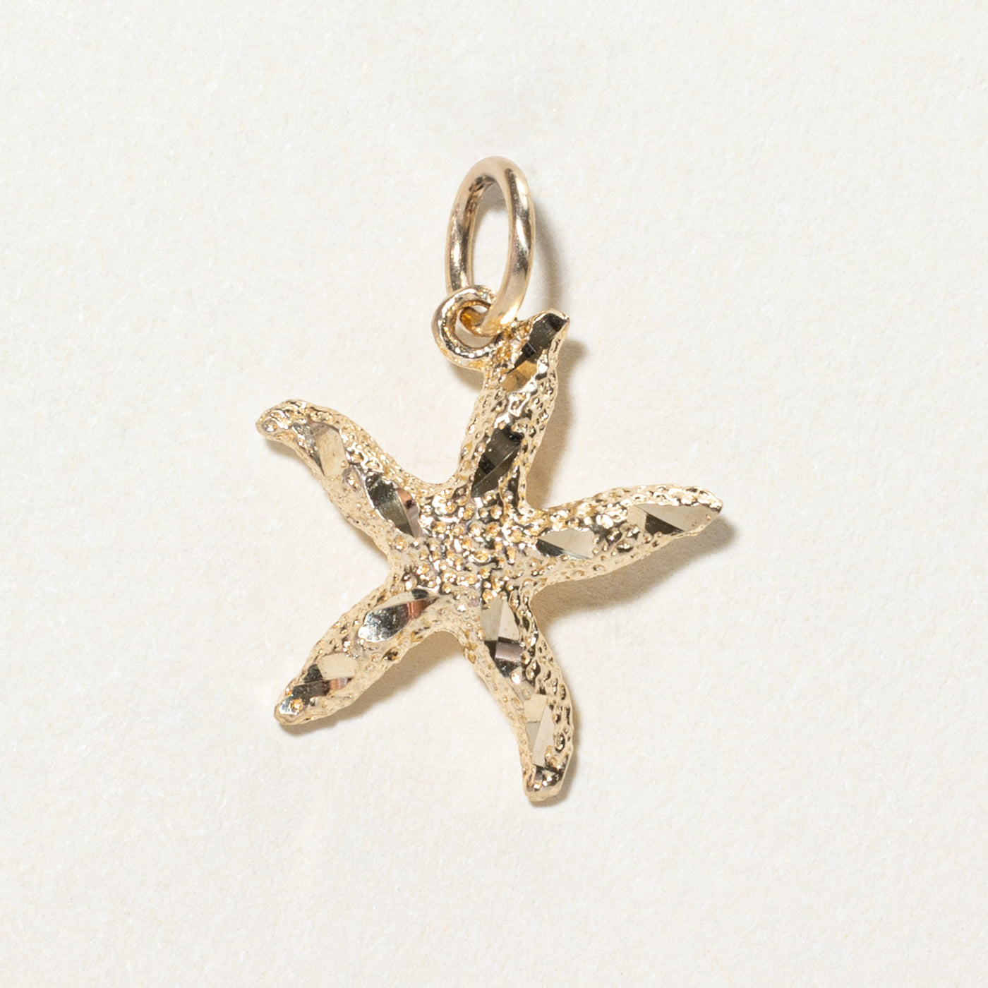 9K Yellow Gold Starfish Charm