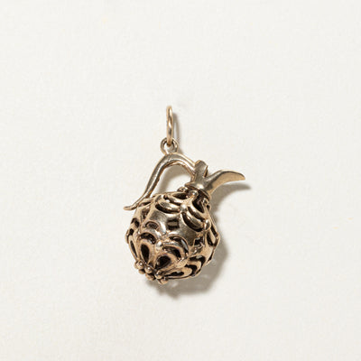 10K Yellow Gold Ornate Carafe Charm