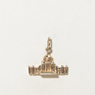 14K Yellow Gold BC Parliament Charm