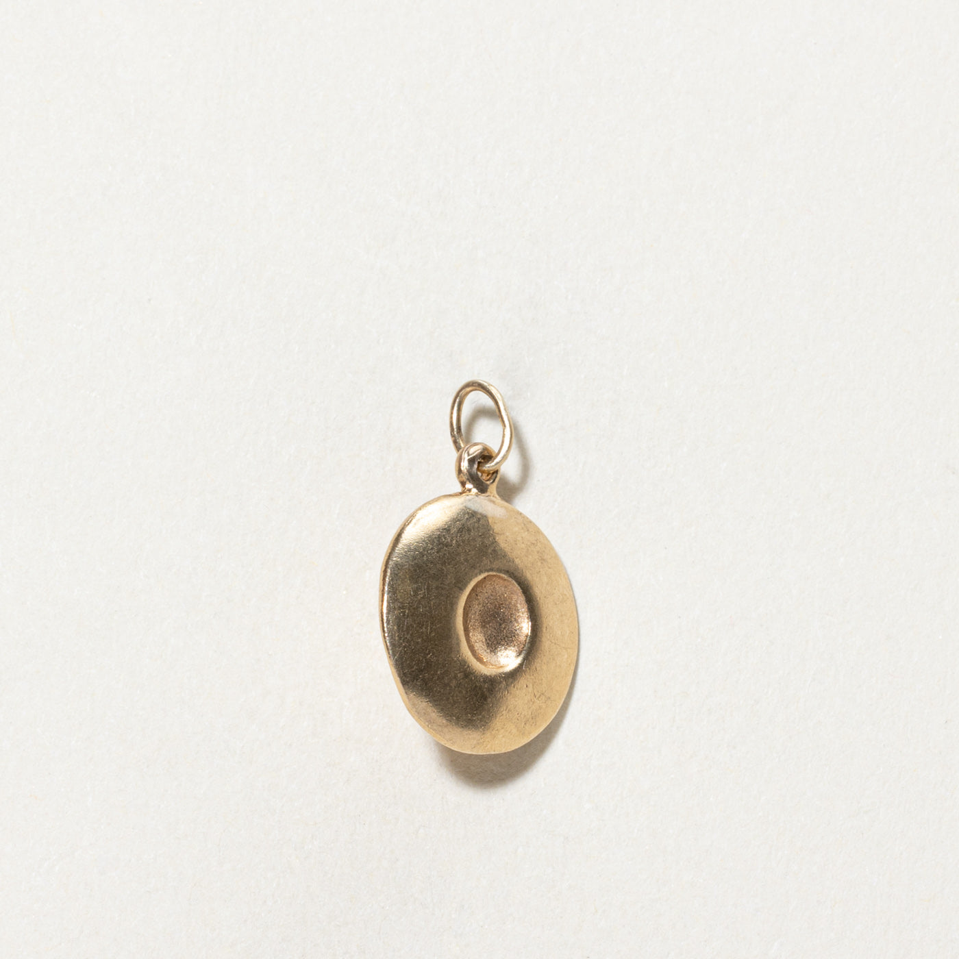 14K Yellow Gold Roulette Wheel Charm