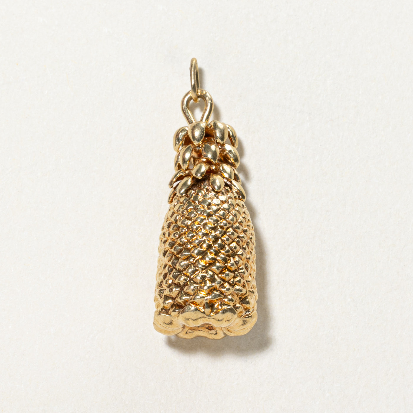18K Yellow Gold Pineapple Charm