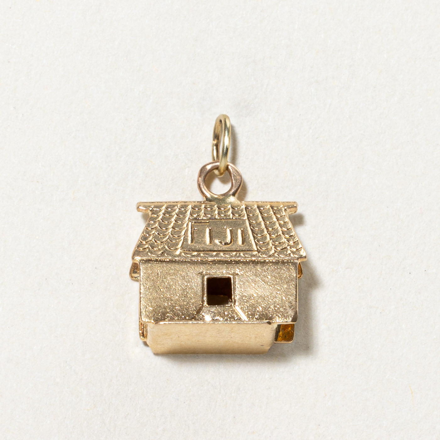 18K Yellow Gold Fiji House Charm