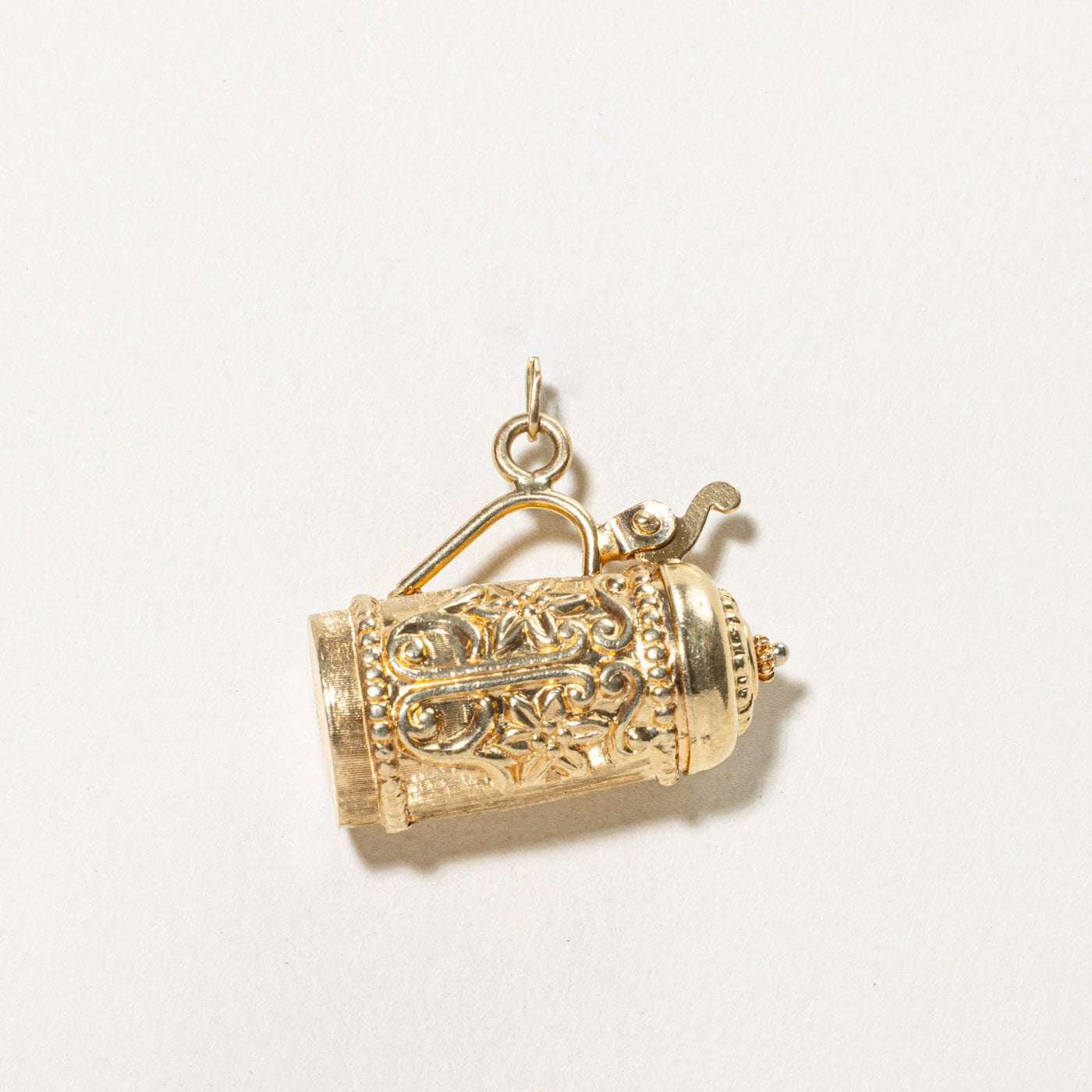 18K Yellow Gold Beer Stein Charm