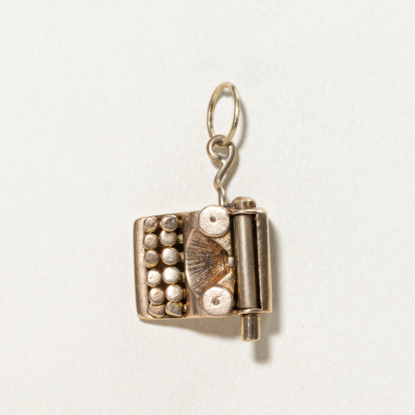 1961 London 9K Yellow Gold Typewriter Charm