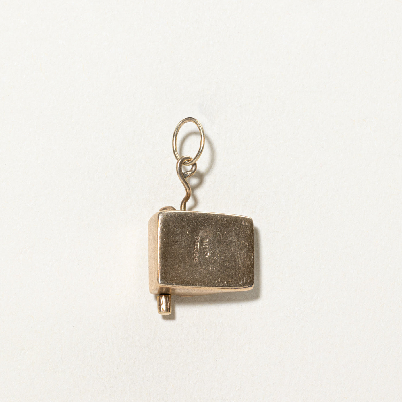1961 London 9K Yellow Gold Typewriter Charm