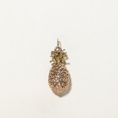 1958 London 9K Yellow Gold Pineapple Charm