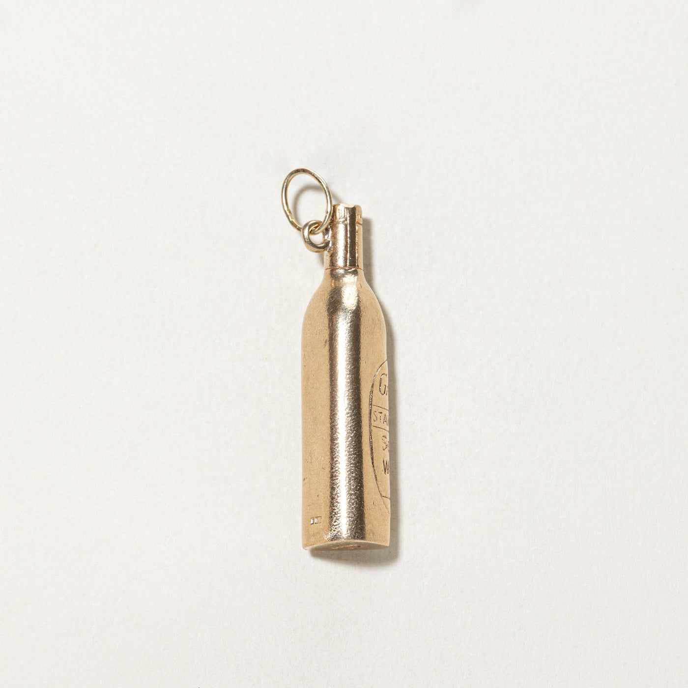 1969 Birmingham 9K Yellow Gold Whiskey Charm
