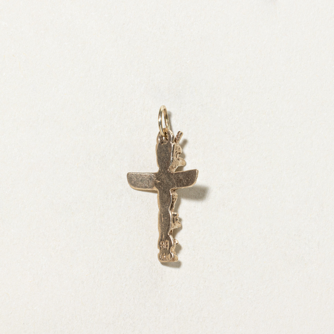 10K Yellow Gold Totem Pole Charm