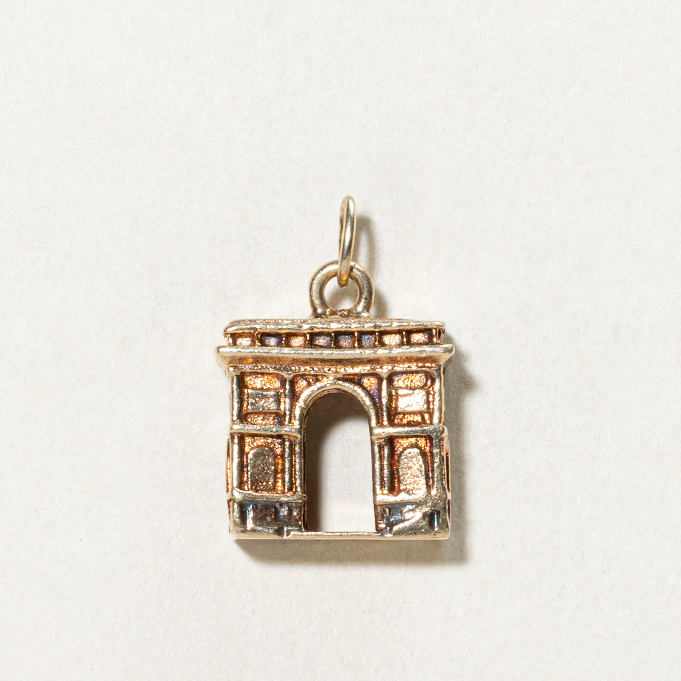 10K Yellow Gold Arc de Triomphe Charm