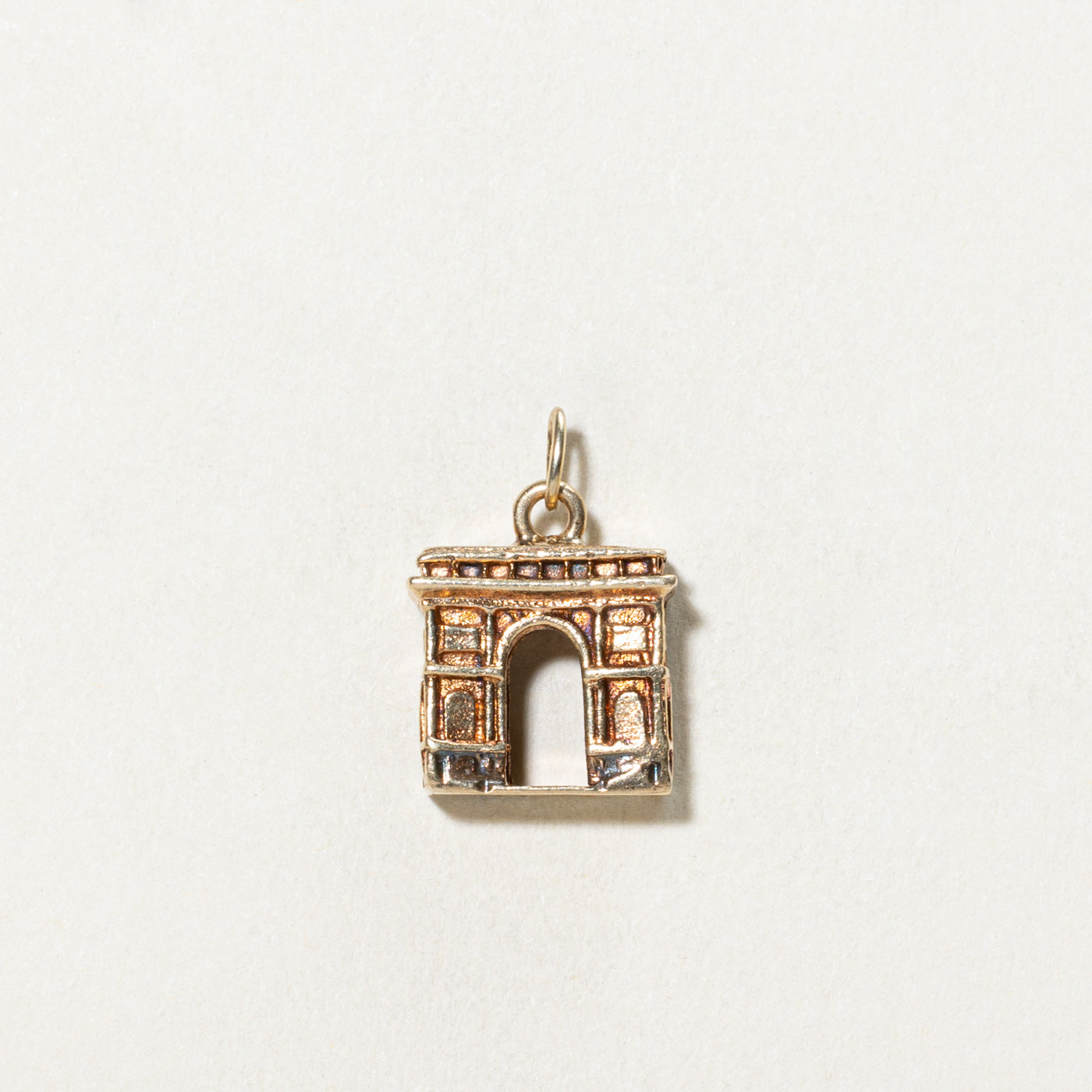10K Yellow Gold Arc de Triomphe Charm